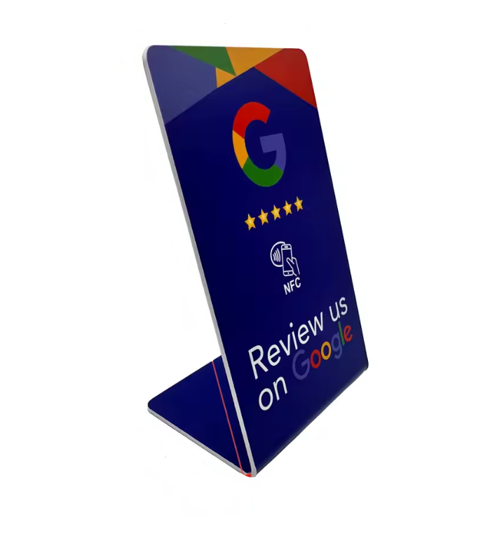 Google review NFC Stand - Blue