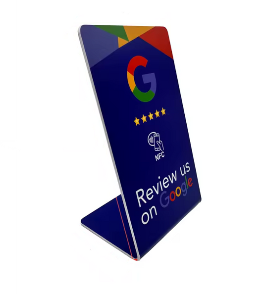 Google review NFC Stand - Blue